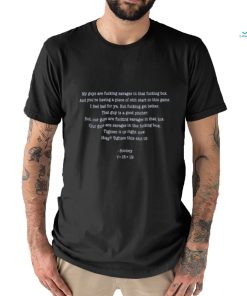 My Guys Are Savages Full Rant T Shirt