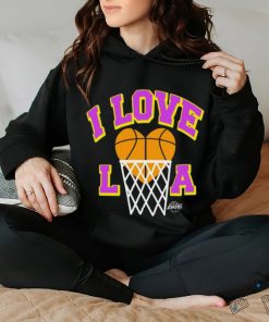 NBA Homage Los Angeles Lakers Hometown I Love La Shirt