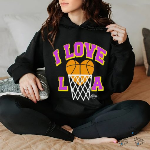 NBA Homage Los Angeles Lakers Hometown I Love La Shirt