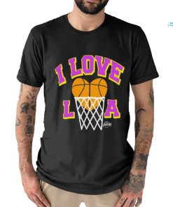 NBA Homage Los Angeles Lakers Hometown I Love La Shirt