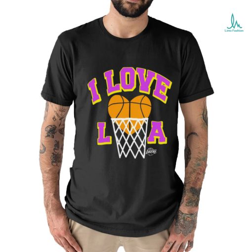 NBA Homage Los Angeles Lakers Hometown I Love La Shirt