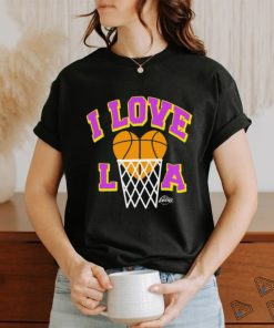 NBA Homage Los Angeles Lakers Hometown I Love La Shirt