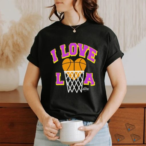 NBA Homage Los Angeles Lakers Hometown I Love La Shirt