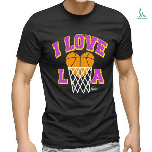 NBA Homage Los Angeles Lakers Hometown I Love La Shirt