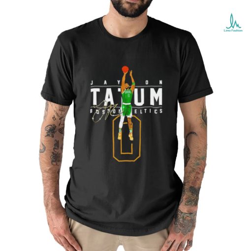 NBA Jayson Tatum Boston Celtics 0 Golden signature 2023 shirt