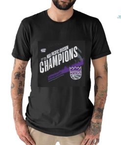 NBA merch sacramento kings 2023 pacific Division champions t shirt