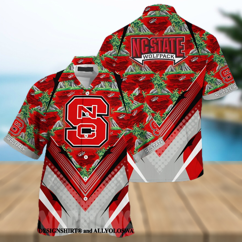 NC State Wolfpack Summer Hawaiian Shirt And Shorts For Sports Fans This Season