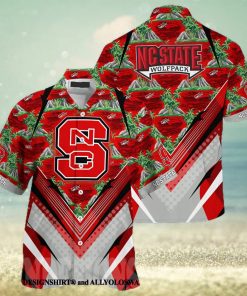 NC State Wolfpack Summer Hawaiian Shirt And Shorts For Sports Fans This Season