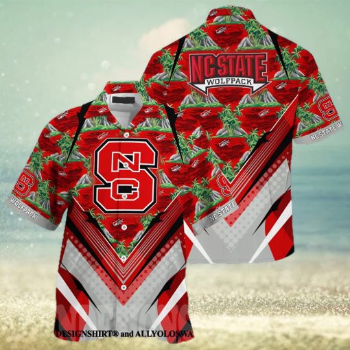 NC State Wolfpack Summer Hawaiian Shirt And Shorts For Sports Fans This Season