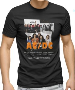 NEW AC DC Rock Band Thank You For The Memories T Shirt