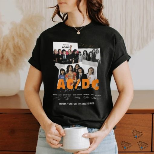 NEW AC DC Rock Band Thank You For The Memories T Shirt