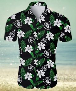 NEW FASHION 2023 Las Vegas Raiders Hawaiian Shirt Tropical Flower summer