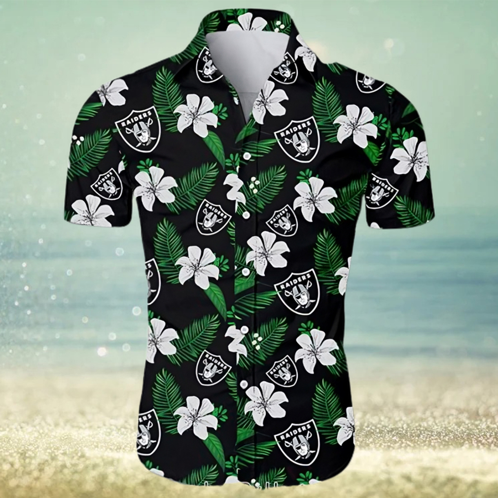 Las Vegas Raiders Hawaiian Shirts Sleeve Button Up Tropical Aloha For Men Women  Shirt - Ingenious Gifts Your Whole Family