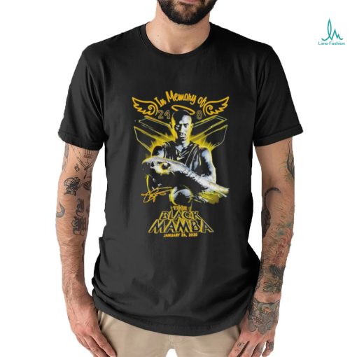 NEW Inmemory Of The Black Mamba 24 8 Kobe Bryant T Shirt