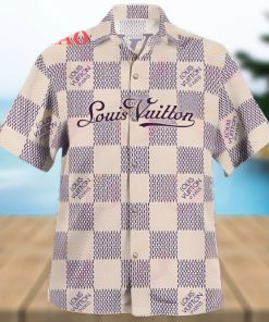 Louis Vuitton Black Monogram Hawaiian Shirt Beach Shorts And