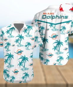 [NEW] Miami Dolphins NFL Team Tropical Coconut Hot Summer Button Hawaiian Shirt and Short