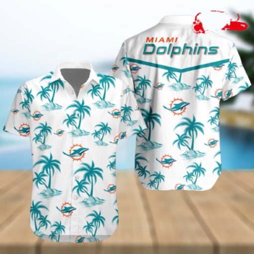 [NEW] Miami Dolphins NFL Team Tropical Coconut Hot Summer Button Hawaiian Shirt and Short