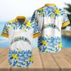 NHL Arizona Coyotes Special Hawaiian Design With Dolphins And Waves Button Shirt