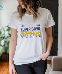 NFL super bowl lvI champions stacked roster Los Angeles rams t shirt -  Limotees