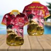 NFL Green Bay Packers Special Hawaiian Design With Flowers And Big Logo Button Shirt