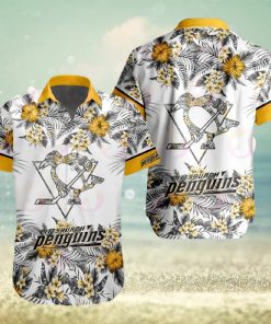 NHL Pittsburgh Penguins Special Hawaiian Design Button Shirt