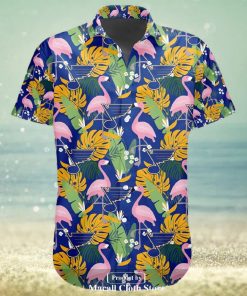 NHL St. Louis Blues Crane Bird Special Design Button Hawaiian Shirt