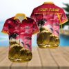 NFL Philadelphia Eagles Special Hawaiian Design With Flowers And Big Logo Button Shirt