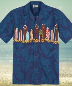 Navy Blue Nice Design Hawaiian Shirt