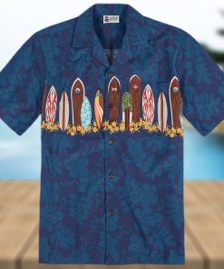 Navy Blue Nice Design Hawaiian Shirt