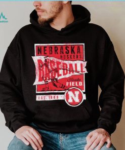 Nebraska Cornhuskers Scarlet Nebraska Huskers Baseball Hawks Field retro shirt