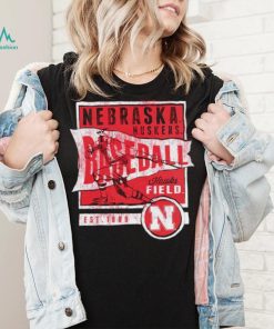 Nebraska Cornhuskers Scarlet Nebraska Huskers Baseball Hawks Field retro shirt