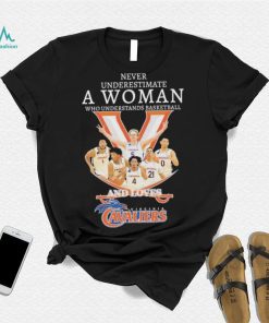 Never Underestimate a Women who understands basketball and love Virginia Cavaliers Shirt shirt