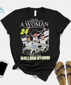 Never Understimate a women who Understands Nascar 24 and love William Byron Shirt shirt