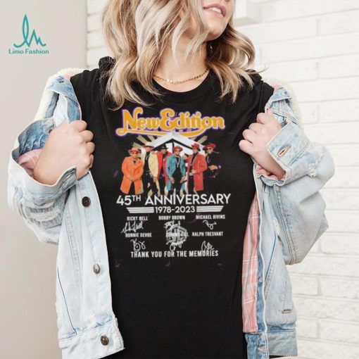 New Edition 45th Anniversary 1978 – 2023 Thank You For The Memories T Shirt