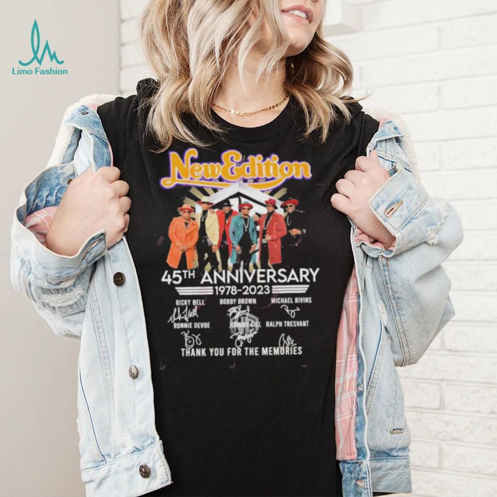 New Edition 45th Anniversary 1978 – 2023 Thank You For The Memories T Shirt New Edition 45th Anniversary 1978 – 2023 Thank You For The Memories T Shirt