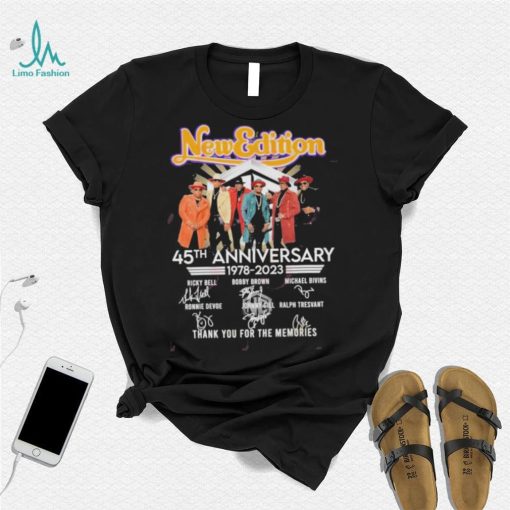 New Edition 45th Anniversary 1978 – 2023 Thank You For The Memories T Shirt