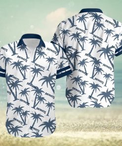 New England Patriots Coconut Tree Nfl Hawaiian Shirt