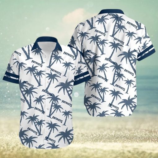 New England Patriots Coconut Tree Nfl Hawaiian Shirt