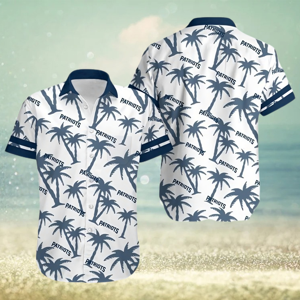 New England Patriots Hawaii Shirt Tropical Pattern Coconut Tree, Custom  prints store