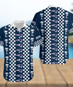 New England Patriots Coconut Trees Hawaiian Shirt