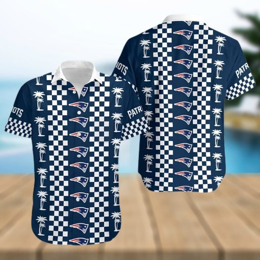 New England Patriots Coconut Trees Hawaiian Shirt