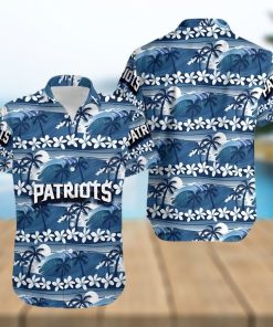 New England Patriots Coconut Trees Nfl Hawaiian Shirt