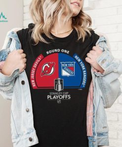 New Jersey Devils vs New York Rangers Match 2023 NHL playoffs shirt