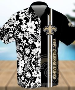 New Orleans Saints NFL Team Tropical All Over Print Hawaiian Shirt