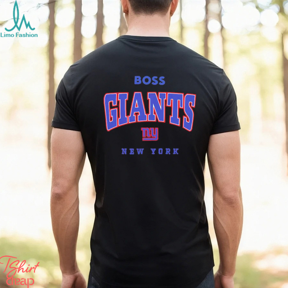 Men's Boss x NFL Black New York Giants Huddle T-Shirt Size: Small