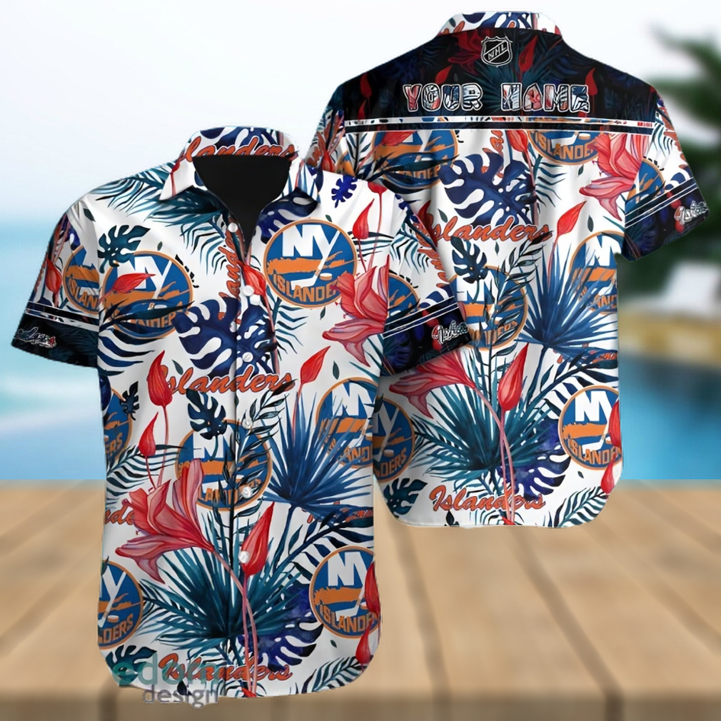 New York Islanders Custom Name Hawaiian Shirt Best Gift For Men And Women