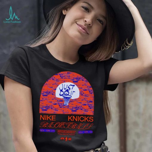 New York Knicks Just do it basketball art shirt