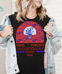 New York Knicks Just do it basketball art shirt