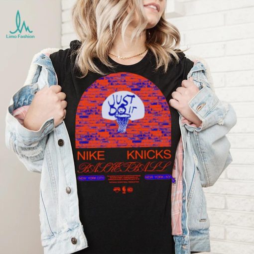 New York Knicks Just do it basketball art shirt