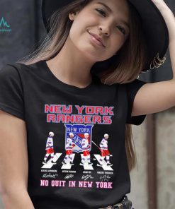 New York Rangers no quit in New York signatures shirt